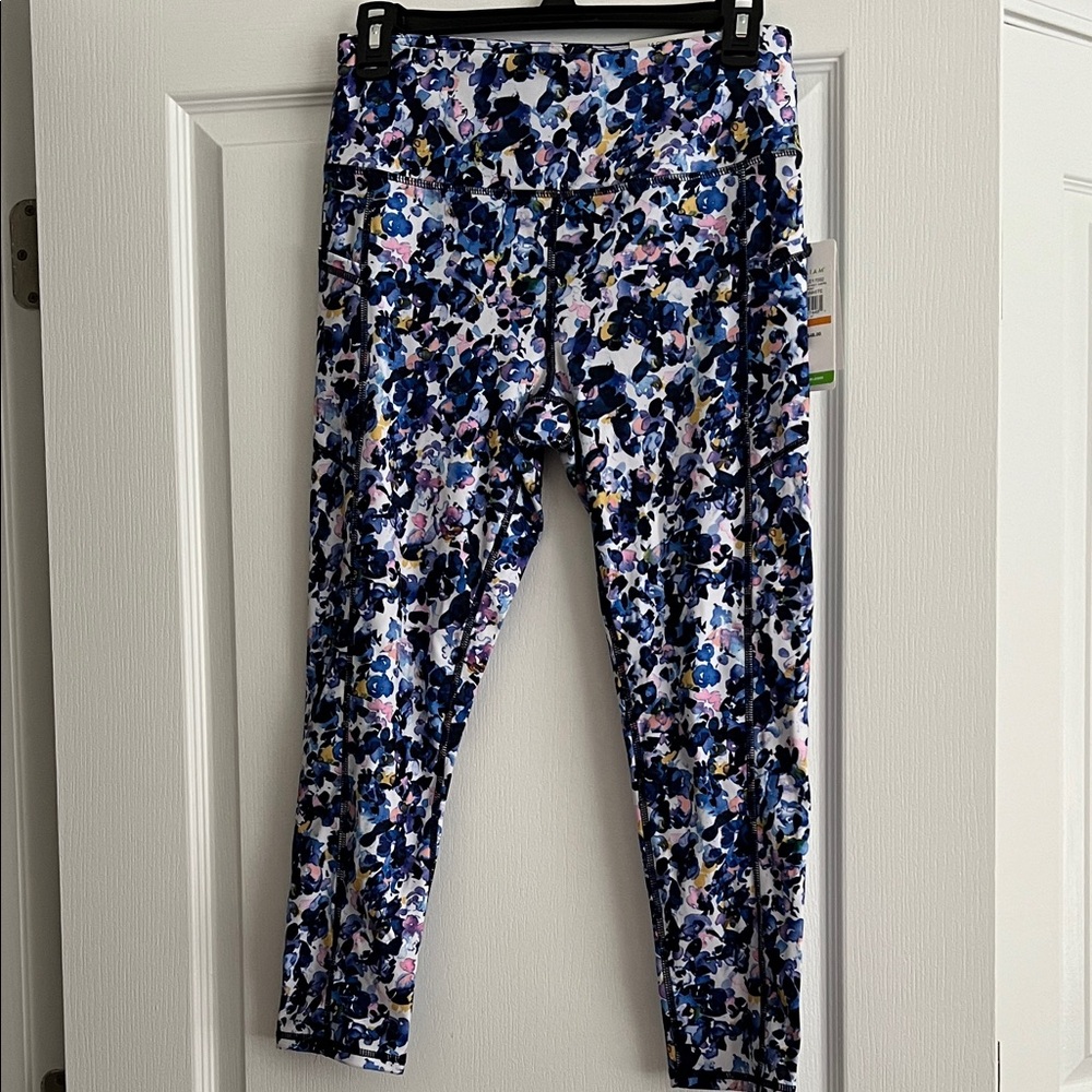 Gaiam Floral Print Leggings M